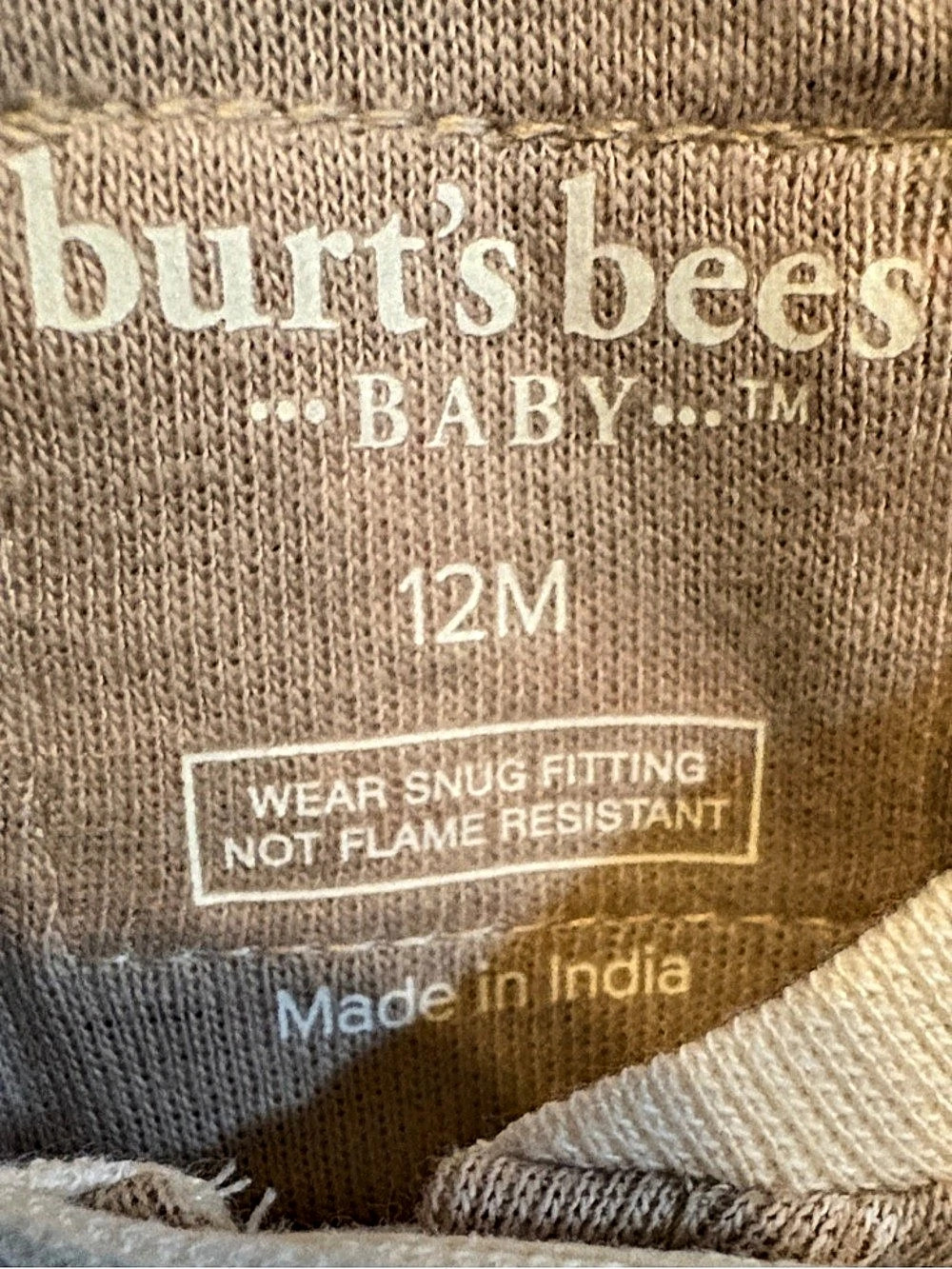 Burt's Bees Baby Organic Cotton Sleeper - Picture 5 of 6